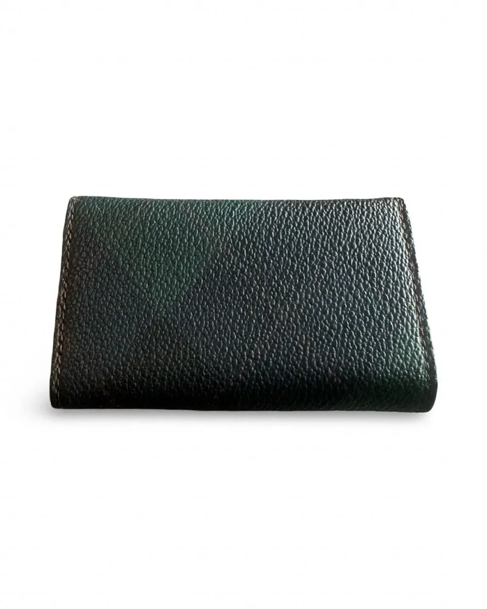 Authentic Vintage Pringle of Scotland Leather Key Case Tartan Green